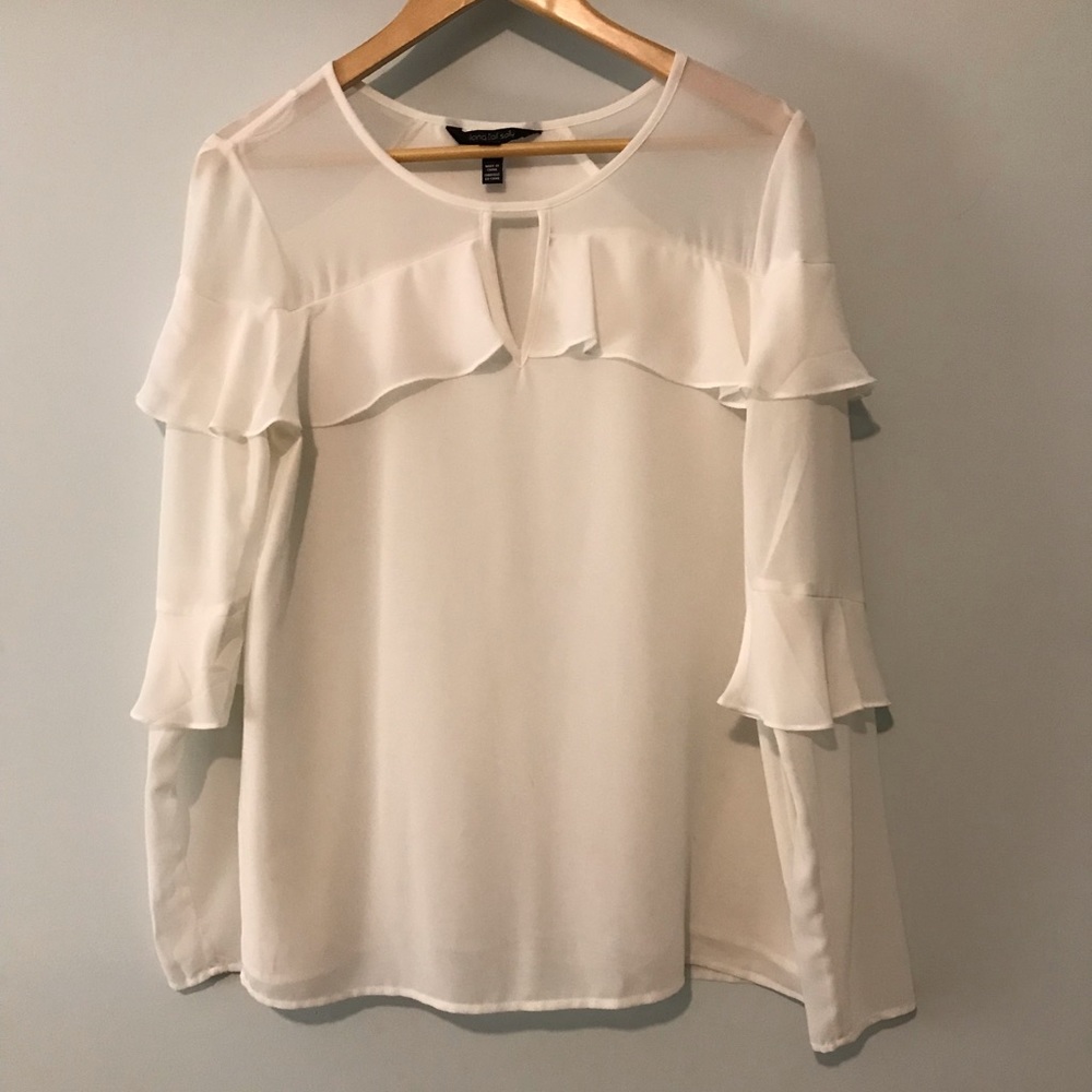 Long tall sally white blouse. Size 8